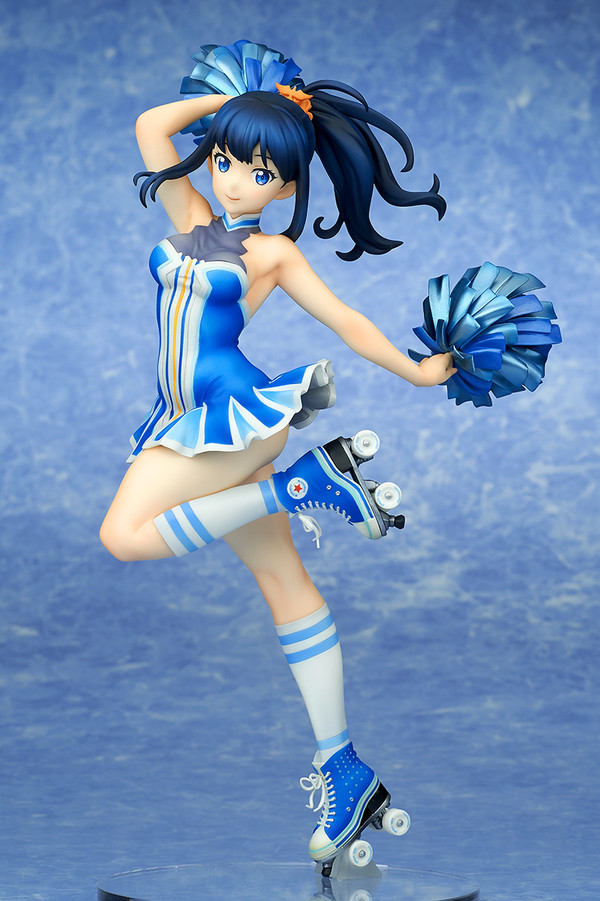 Takarada Rikka (Cheer Girl Style, Initial Color), SSSS.Gridman, Ques Q, AmiAmi, Pre-Painted, 1/7, 4560393842176
